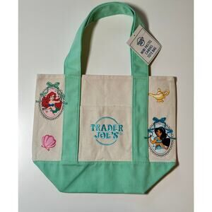 Disney Princess Ariel & Jasmine Custom Trader Joes Mini Tote